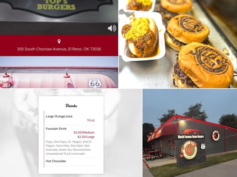 Sid's Diner Menu