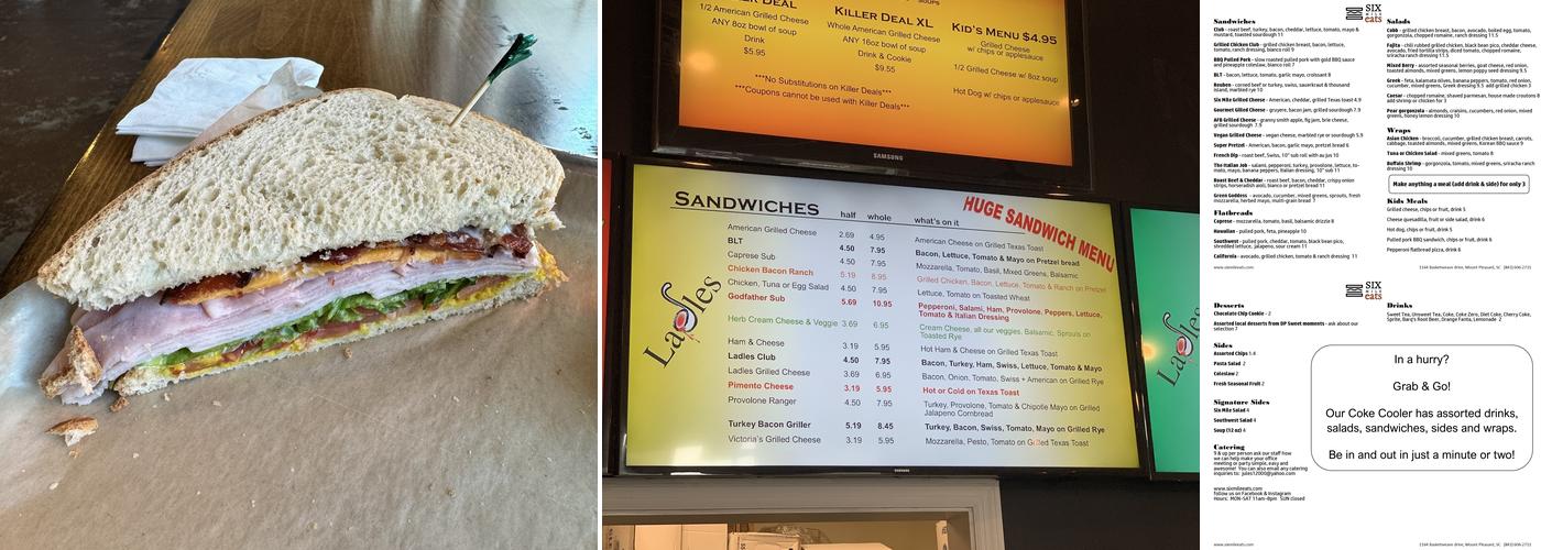 Six Mile Eats Menu