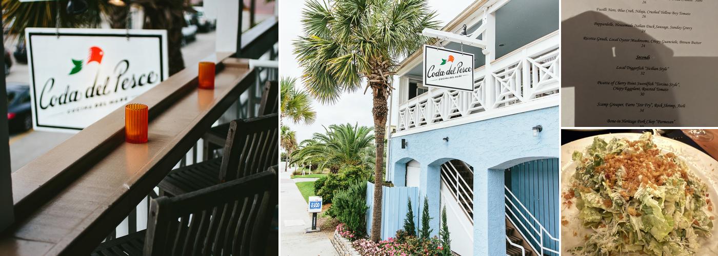 Coda Del Pesce Menu