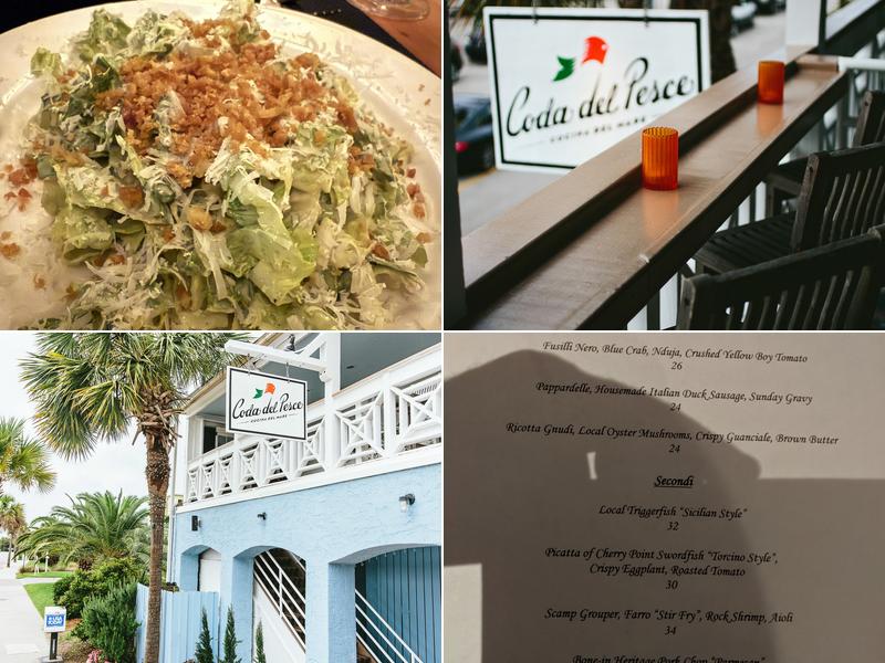 Coda Del Pesce Menu