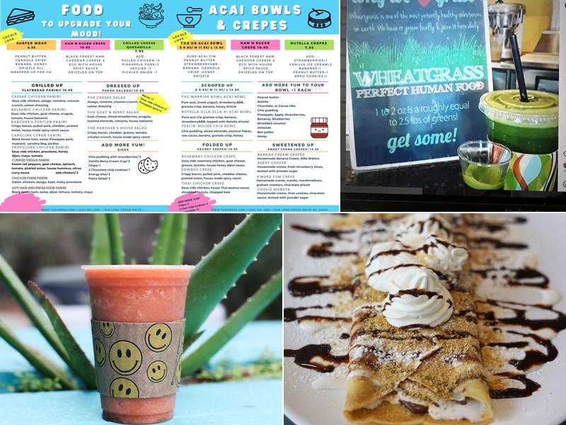 Tasi Bites and Blends Menu