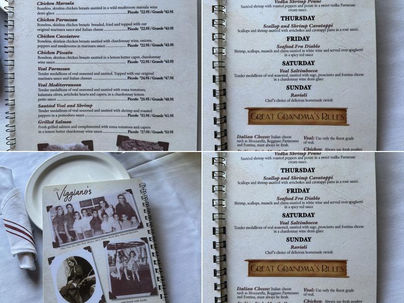 Viggiano's BYOB of Conshohocken Menu