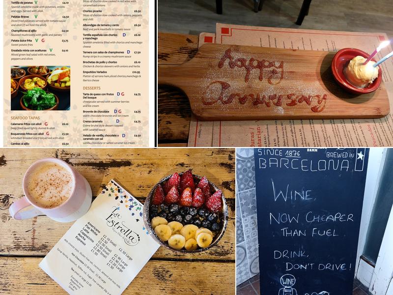 La Estrella Tapas Bar & coffee Menu