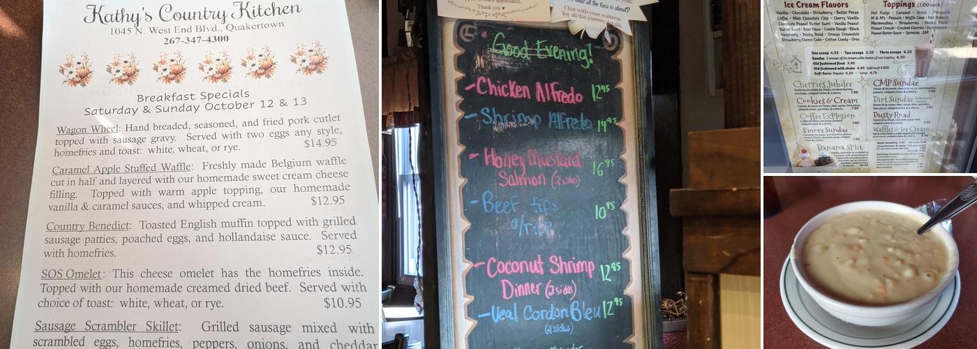 Kathy's Country Kitchen Menu