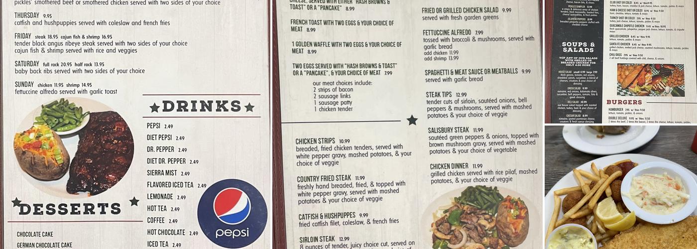 Pickles: America's Grill Menu