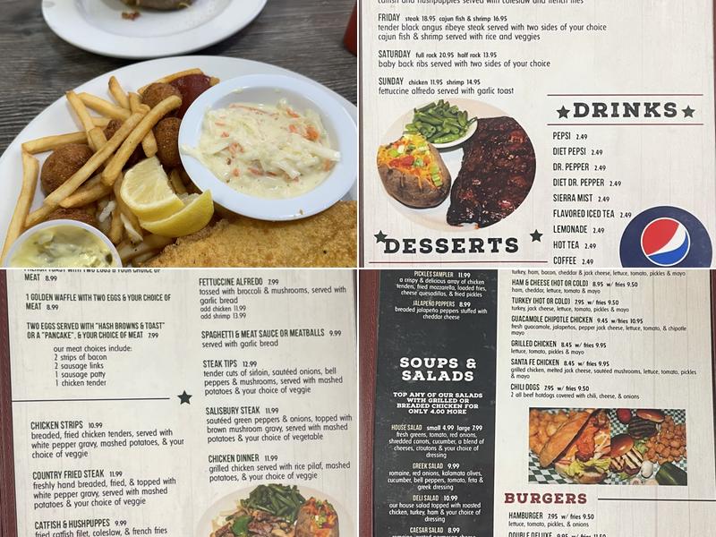 Pickles: America's Grill Menu