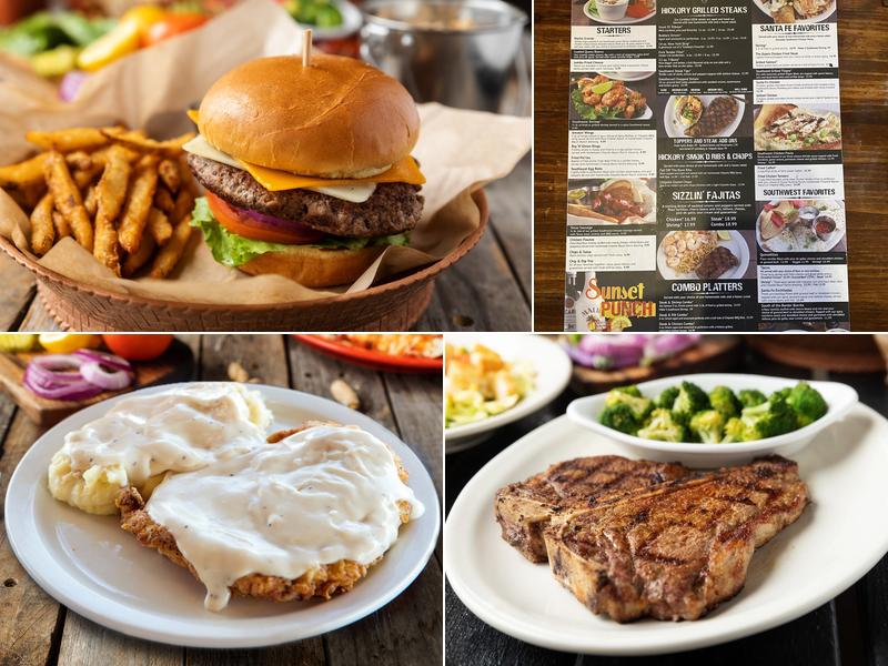 Santa Fe Cattle Company Menu