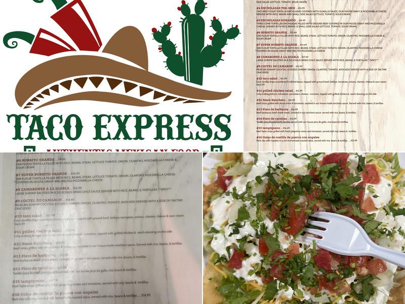 Taco Express Menu