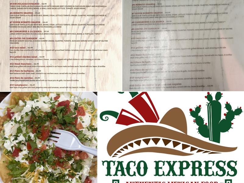 Taco Express Menu