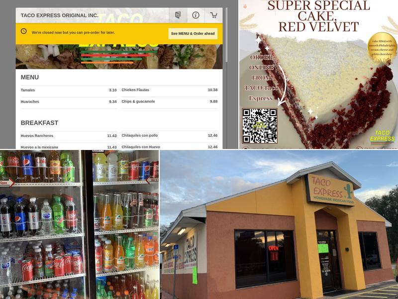 Taco Express Menu