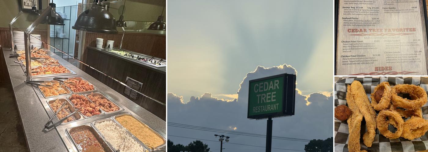 Cedar Tree Restaurant Menu