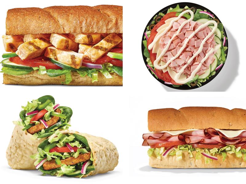 Subway Menu