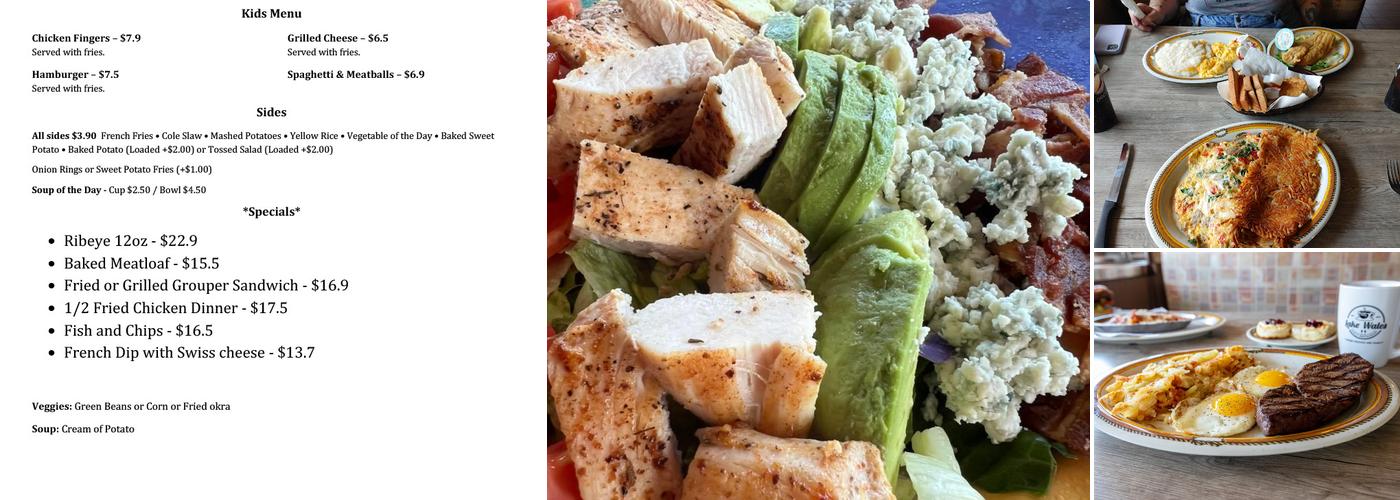 Lake Wales Family Restaurant Menu