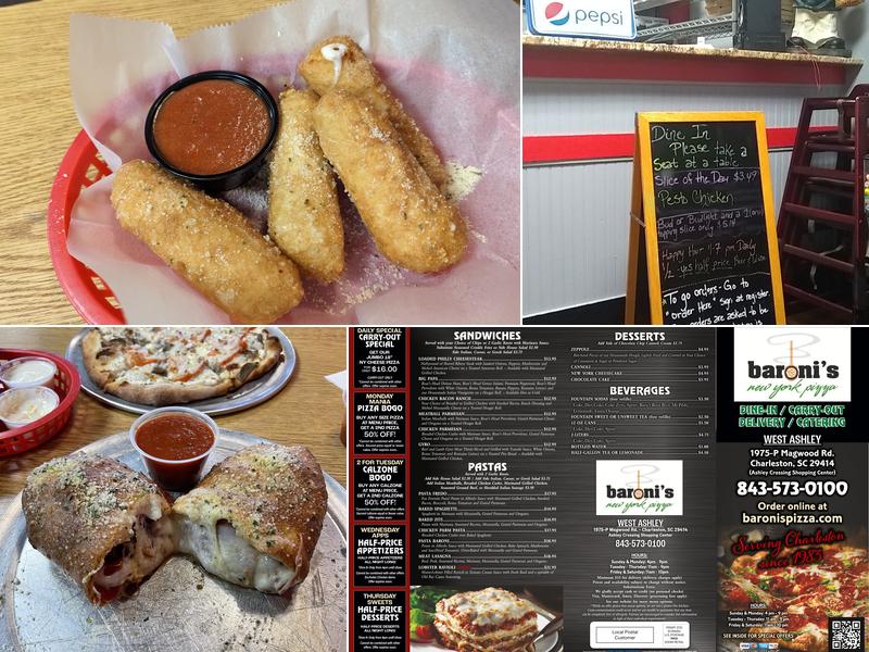 Baroni's New York Pizza Menu