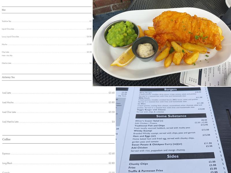 Olivers on the Mount Menu