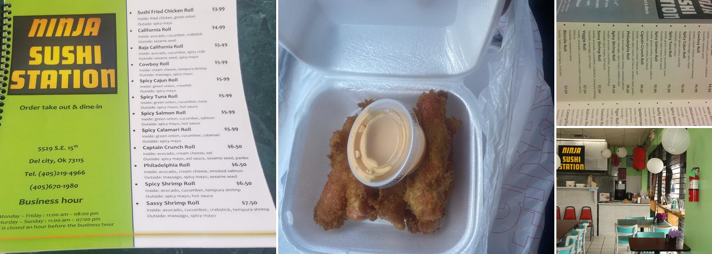 Ninja Sushi Station Menu