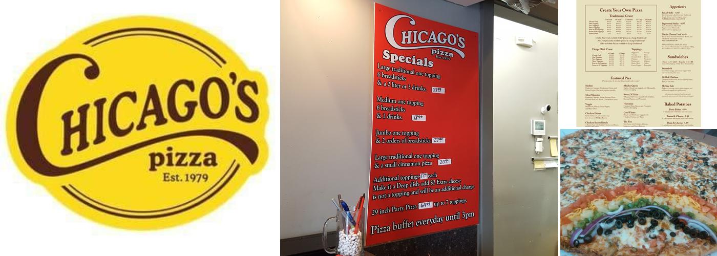 Chicago's Pizza Menu