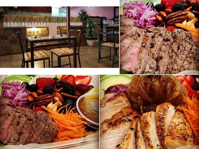 Fresh Heim Steak and Salad