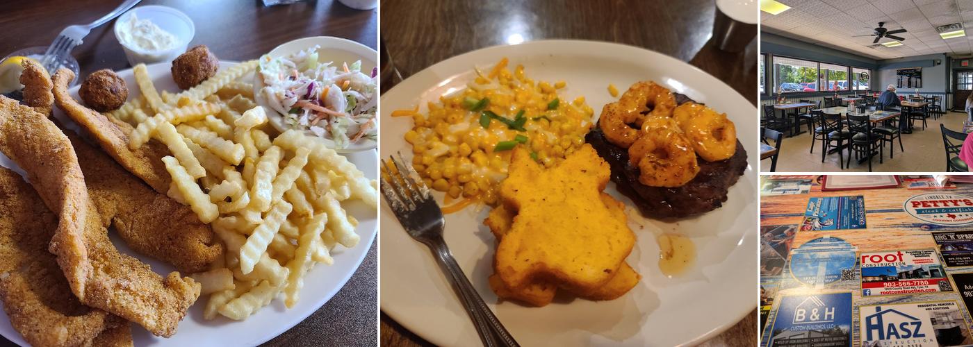 Pettys Steak and Catfish Menu