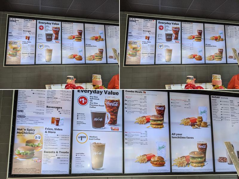 McDonald's Menu