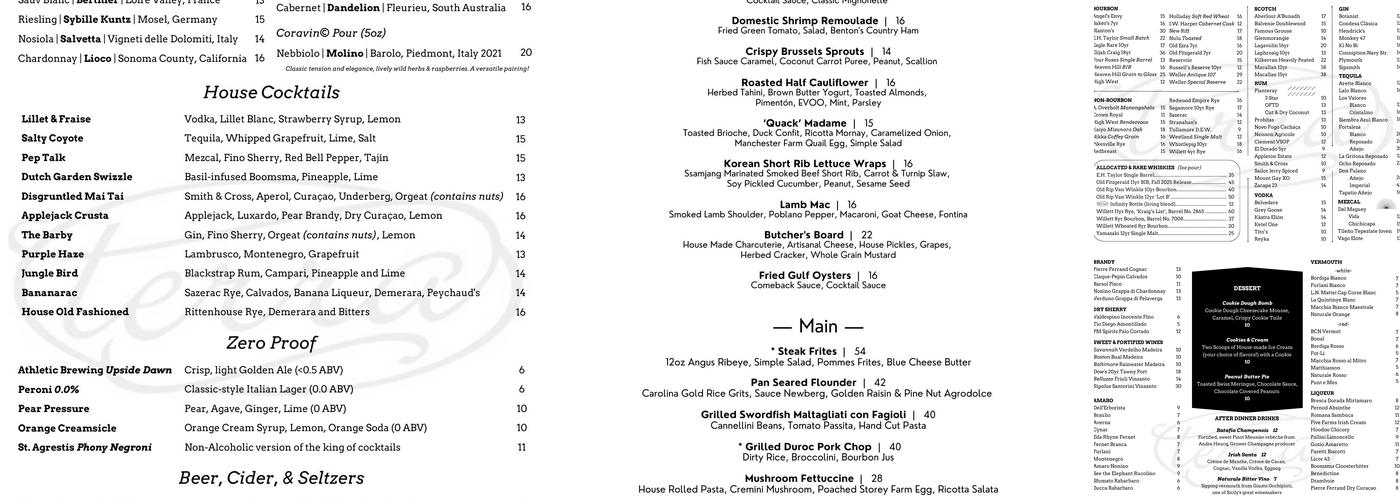 Terra Menu