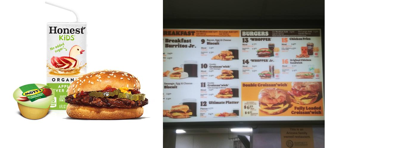 Burger King Menu