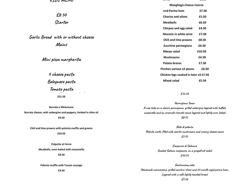 2likeusbistro Menu