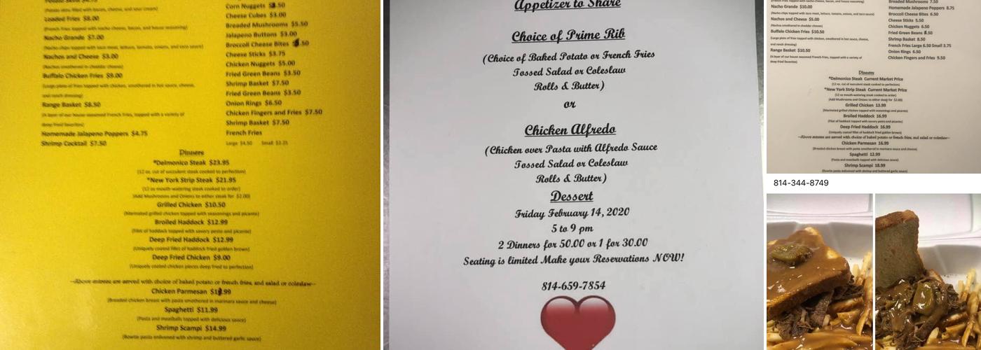 Lemon Drop Lounge Menu