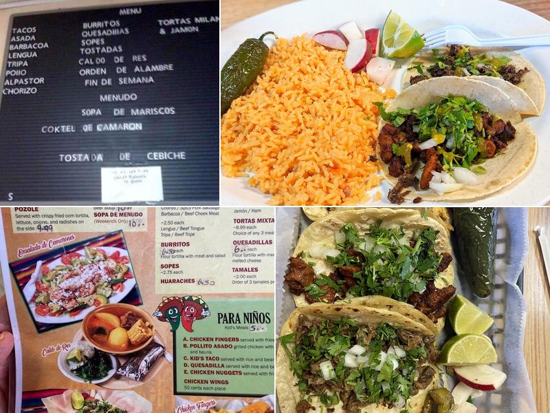 Taqueria Guadalajara Menu