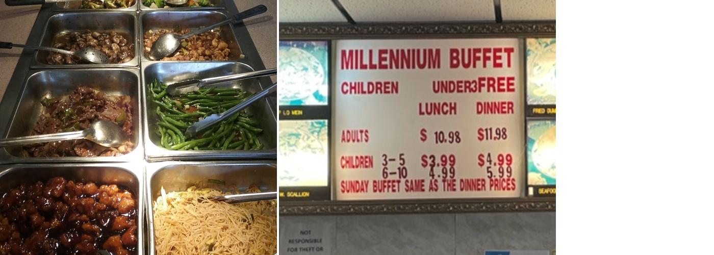 Millennium Buffet Menu
