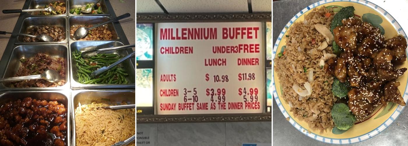 Millennium Buffet Menu