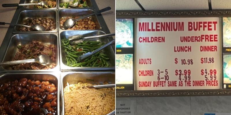 Millennium Buffet Menu