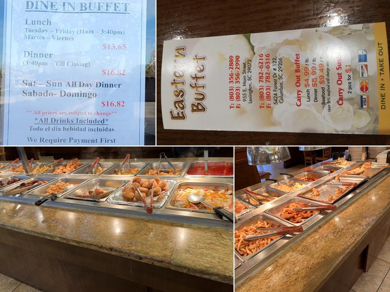 Eastern Buffet Menu