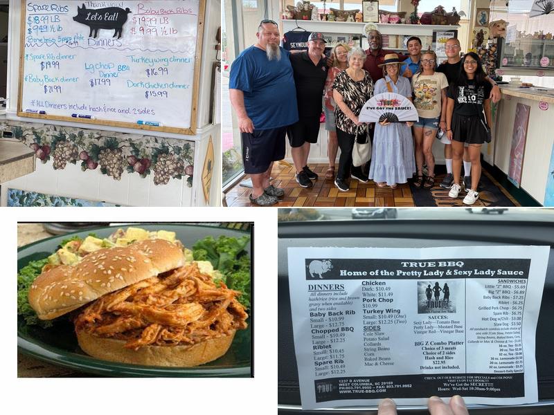 True BBQ Menu