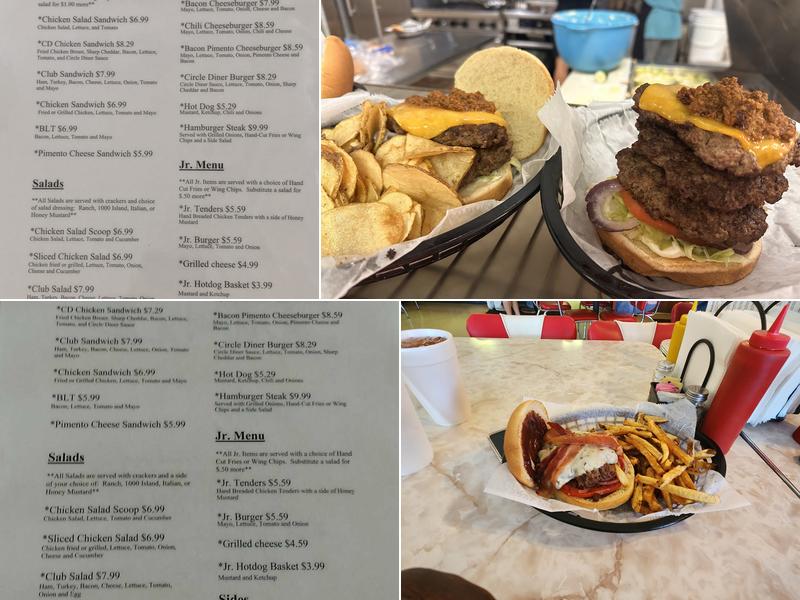 Circle Diner Menu