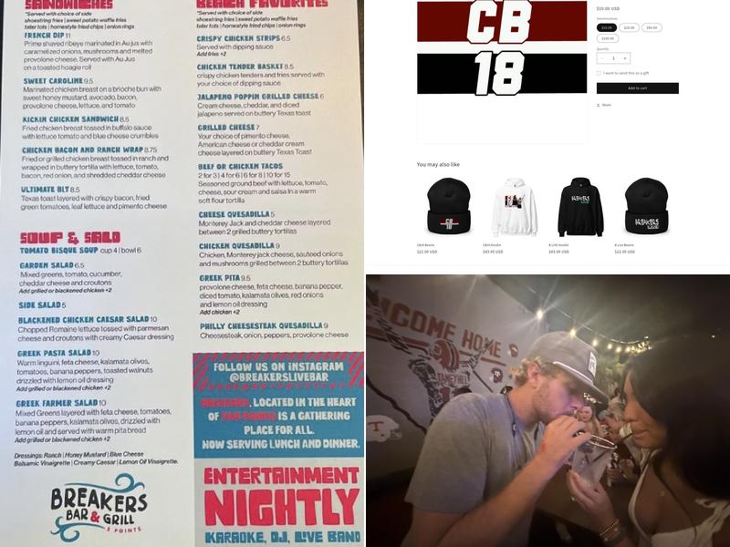 CB 18- Breakers Live Menu
