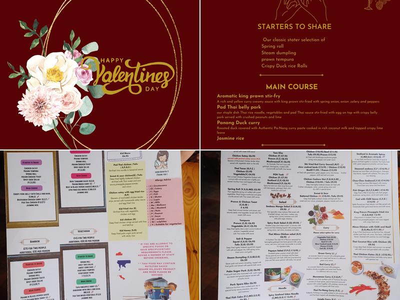 Thai Street Cafe Menu