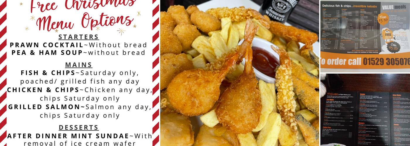 Fillets Fish & Chips Restaurant & Take Away (Sleaford) Menu