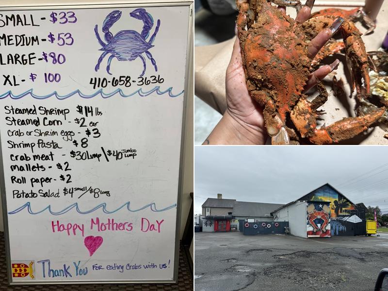 Crabs Out back Menu