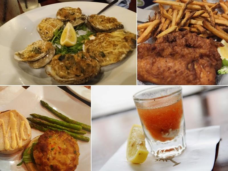 Pearlz Oyster Bar Menu