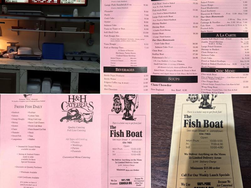 The Fish Boat Menu