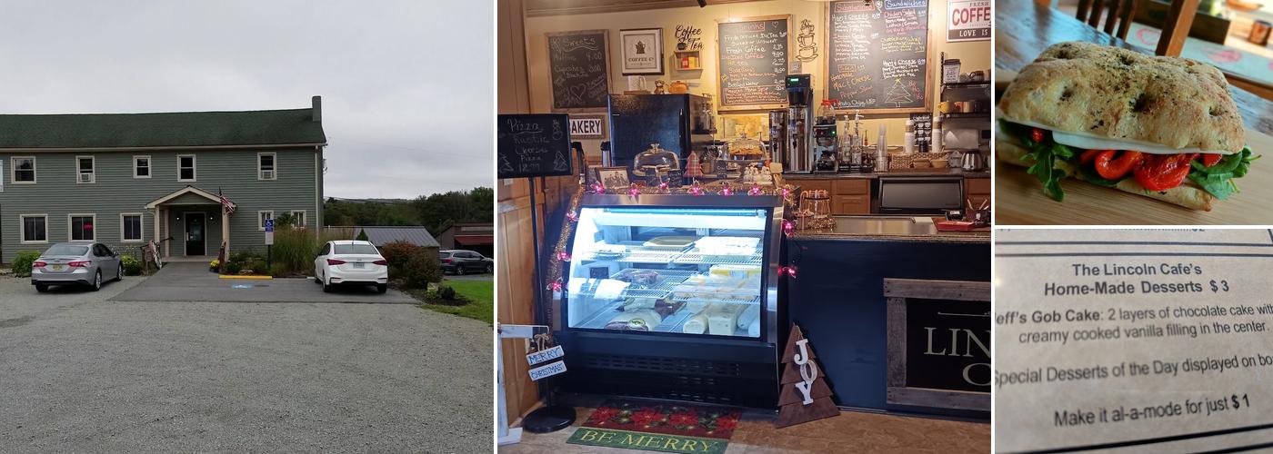 The Lincoln Cafe Menu