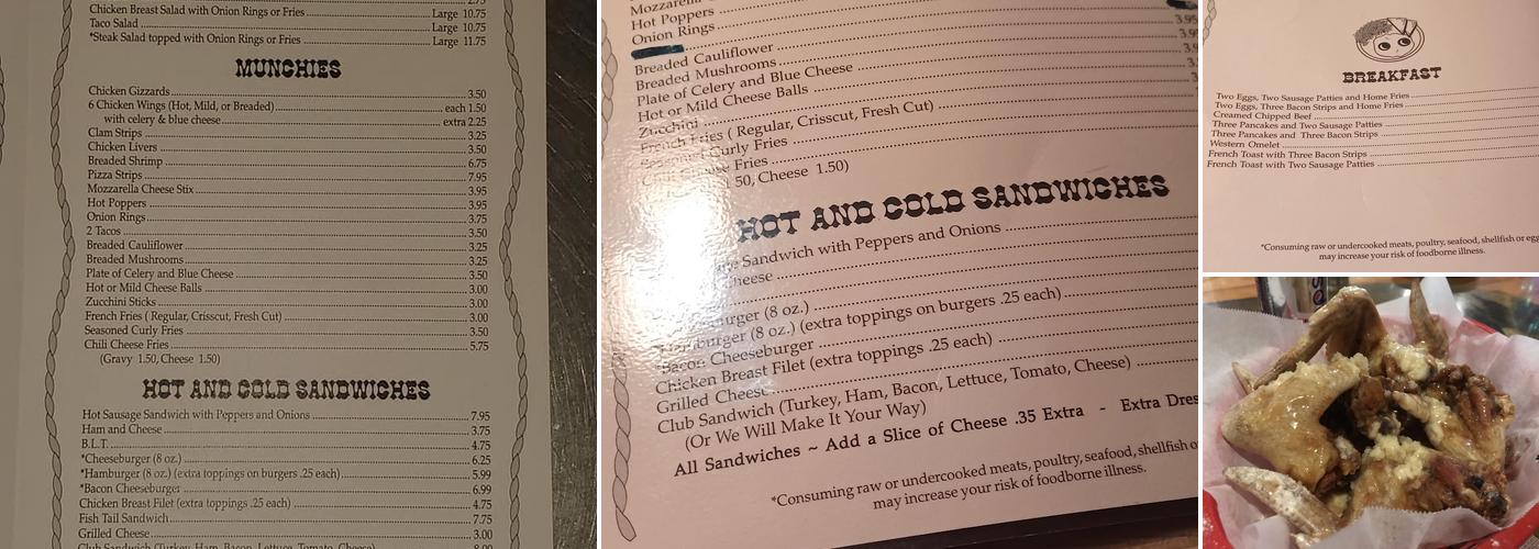 D Hitchin Post Bar & Restaurant Menu