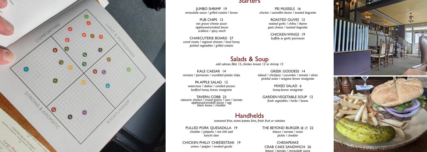 Frontier Tavern Menu