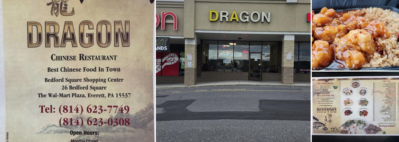 Dragon Chinese Restaurant Menu