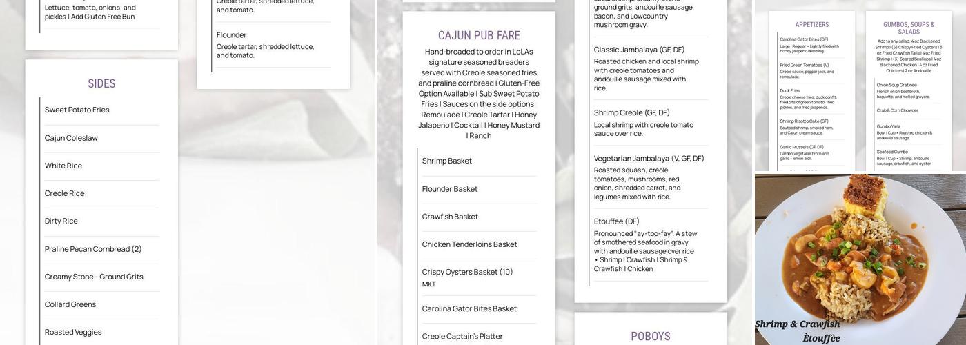 LoLA Menu