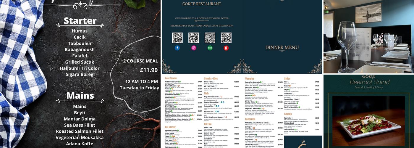 Gokce Menu