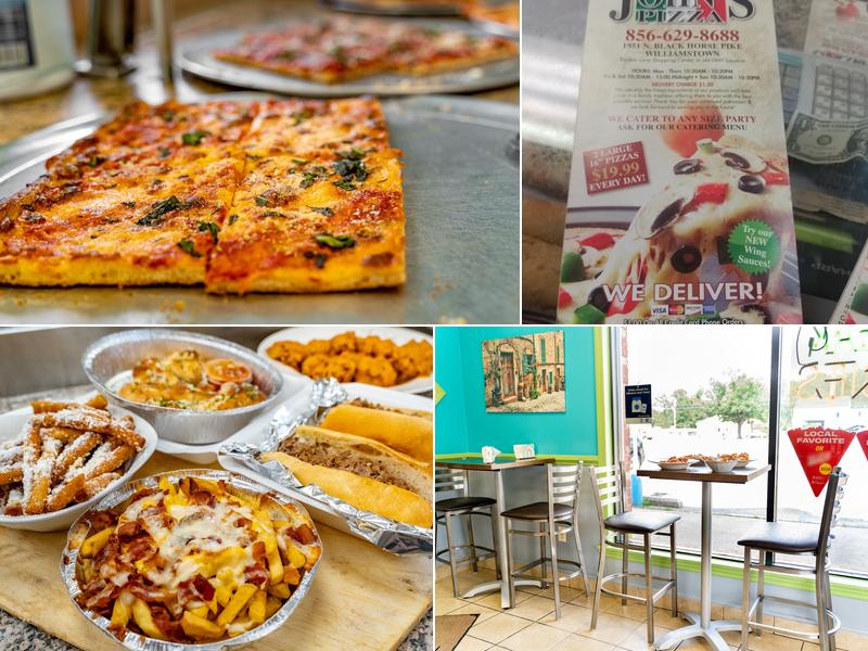John's Pizza Menu