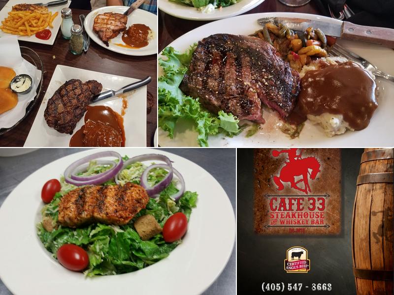 Cafe 33 Steakhouse and Whiskey Bar Menu