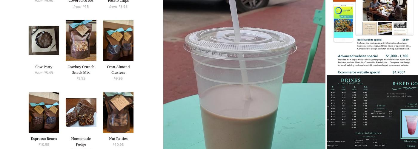 Rick's Fine Chocolates & Coffees Menu